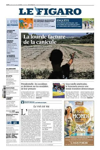 Le Figaro du Jeudi 13 Août 2026