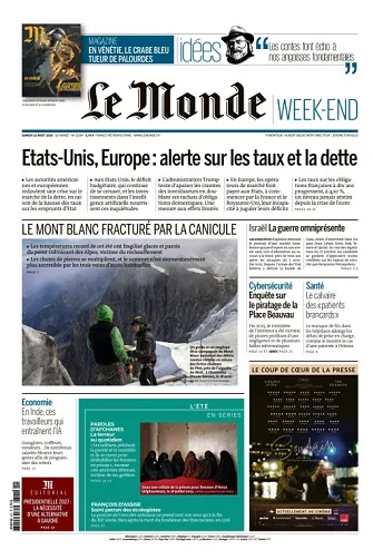 Le Monde Du Samedi 22 Août 2026