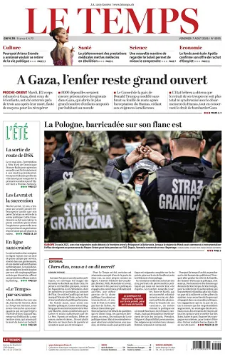 Le Temps - 7 août 2026