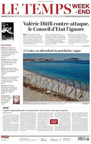 Le Temps - 8-9 Août 2026