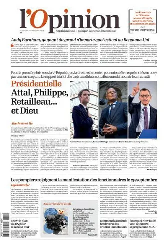 L’Opinion - 14-15 Août 2026